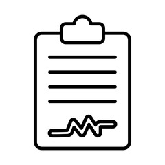 Medical Chart line icon