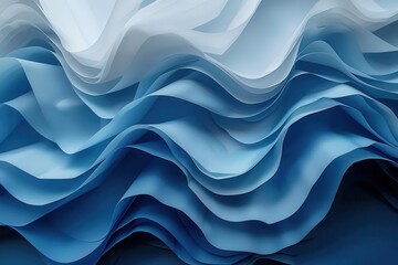 Obraz premium A gradient background showcasing various shades of blue, brings about a serene and tranquil visual experience.