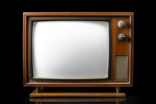 Vintage TV screen png mockup, transparent design