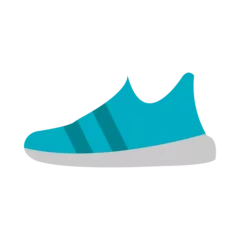 Gordijnen Shoe Trees flat icon © MuhammadAsfandyar