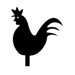 Chicken glyph icon