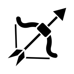 Archery glyph icon