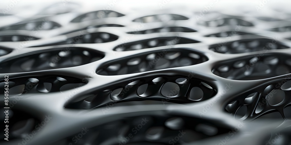 Poster create detailed photorealistic 3d renderings of abstract patterns in a virtual realm. concept abstra