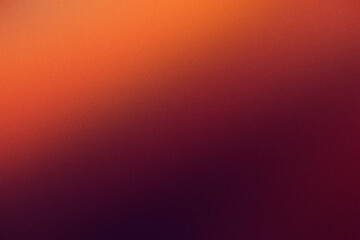 Abstract Grainy Gradient Background Texture Banner Poster in Orange, Red, Blue