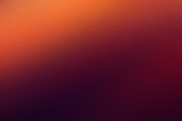 Abstract Grainy Gradient Background Texture Banner Poster in Orange, Red, Blue