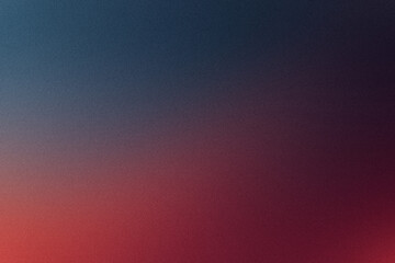 Abstract Grainy Gradient Background Texture Banner Poster in Orange, Red, Blue