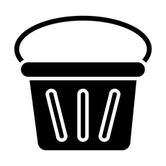 Basket glyph icon