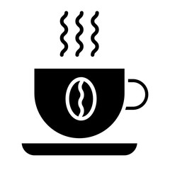 Coffee glyph icon