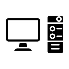 Computer glyph icon