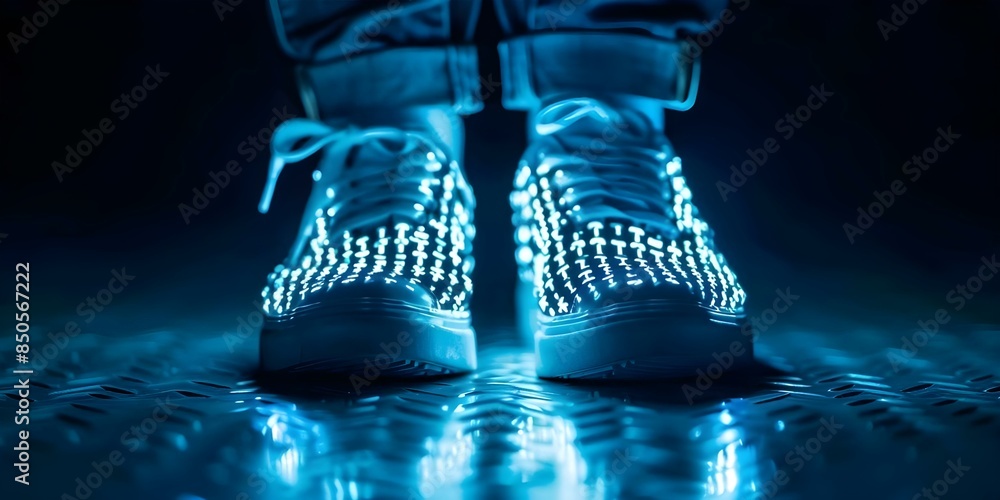 Poster binary code digital footprints underscore cybersecuritys role in protecting against unauthorized acc