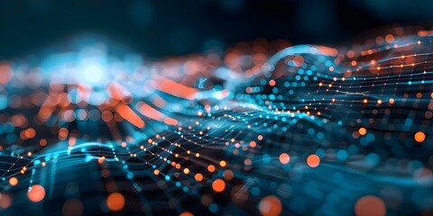 Optimizing data management for distributed computing environments focusing on scalability and cost efficiency. Concept Distributed Computing, Data Management, Scalability, Cost Efficiency