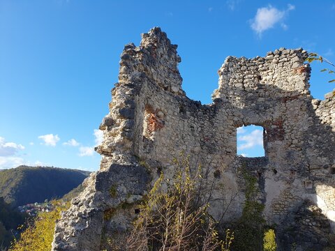 Samobor Castle in Croatia on a Sunny Autumn Day