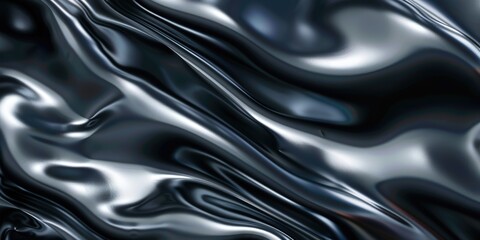 Fototapeta premium liquid dark metal texture