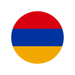Round Armenia flag icon