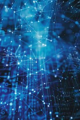 background for flyer design, industry 4