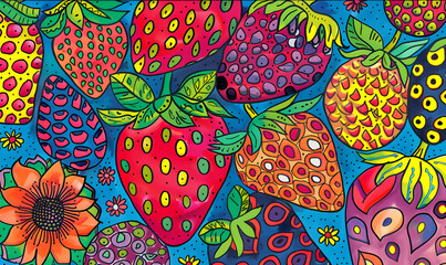 Naklejka premium cartoon illustrator card or background