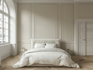 Bedroom Room Wall Art Mock Up