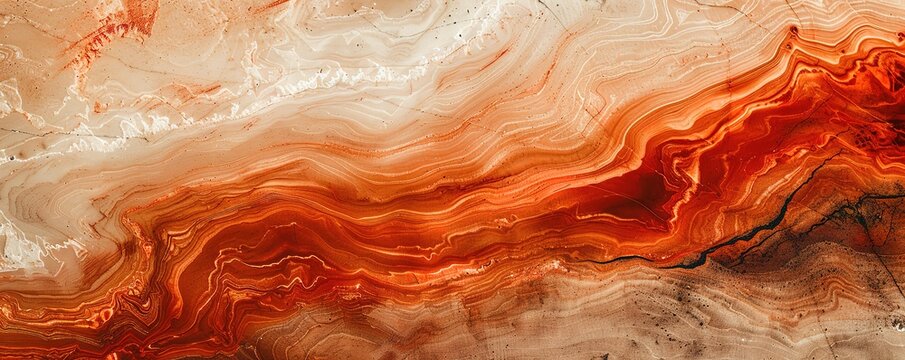 A marble stone pattern with an abstract red color