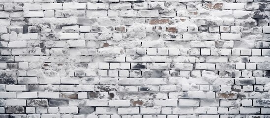 White brick wall background