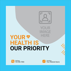 Medical Social Media Post Design