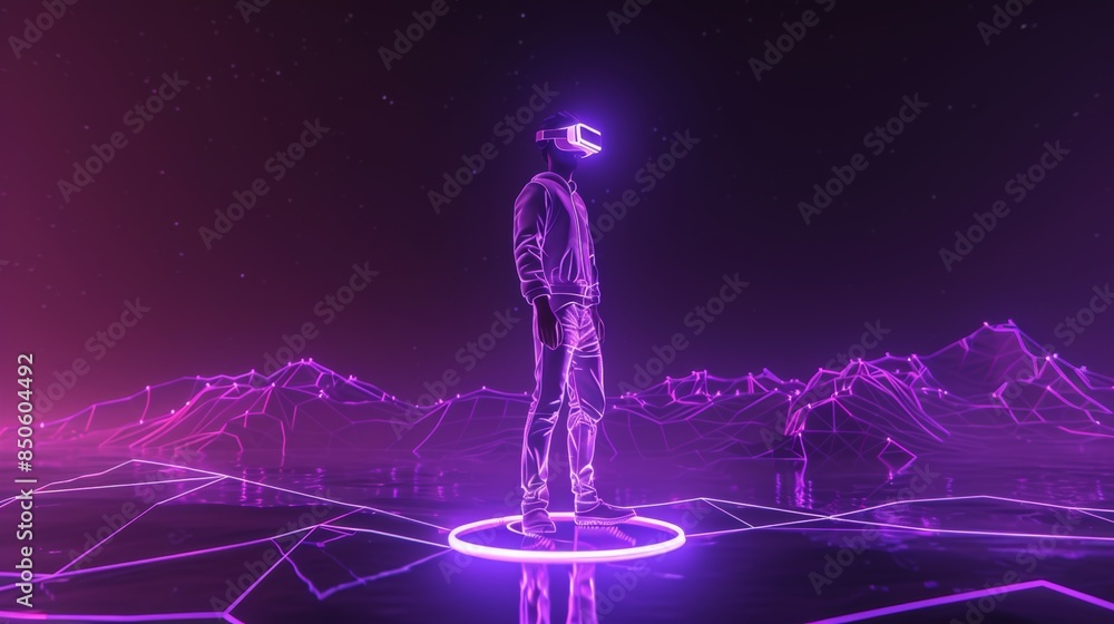 Poster the future of the metaverse technology. hacking digital reality, cyber metaverse simulations, and in