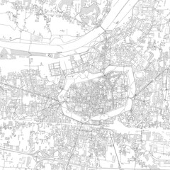 Fototapeta premium 3D illustration of city and urban in Lucca Italy