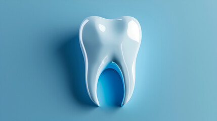 Close-up of a Single Tooth dentist background