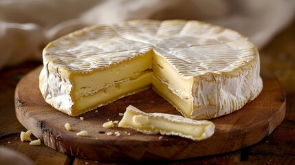 Dry cheese, cut off a piece of cheese
