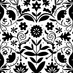 floral seamless pattern, pattern, flower pattern, geometric pattern, diagonal pattern, floral, flower, seamless, design, ornament, vector, decoration, art, wallpaper, leaf, illustration, black, style,