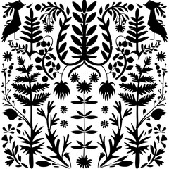 floral seamless pattern, pattern, flower pattern, geometric pattern, diagonal pattern, floral, flower, seamless, design, ornament, vector, decoration, art, wallpaper, leaf, illustration, black, style,