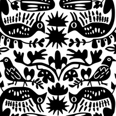 floral seamless pattern, pattern, flower pattern, geometric pattern, diagonal pattern, floral, flower, seamless, design, ornament, vector, decoration, art, wallpaper, leaf, illustration, black, style,