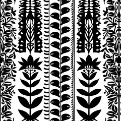 floral seamless pattern, pattern, flower pattern, geometric pattern, diagonal pattern, floral, flower, seamless, design, ornament, vector, decoration, art, wallpaper, leaf, illustration, black, style,