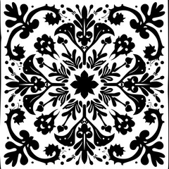 floral seamless pattern, pattern, flower pattern, geometric pattern, diagonal pattern, floral, flower, seamless, design, ornament, vector, decoration, art, wallpaper, leaf, illustration, black, style,