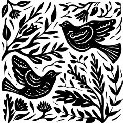 floral seamless pattern, pattern, flower pattern, geometric pattern, diagonal pattern, floral, flower, seamless, design, ornament, vector, decoration, art, wallpaper, leaf, illustration, black, style,