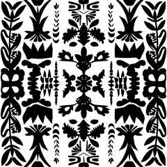 floral seamless pattern, pattern, flower pattern, geometric pattern, diagonal pattern, floral, flower, seamless, design, ornament, vector, decoration, art, wallpaper, leaf, illustration, black, style,