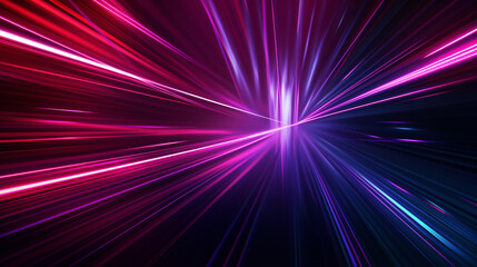 Obraz premium The neon lines and rays background, Illustration