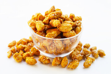 Caramelised peanuts with sesame, Candied peanuts