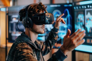 A hightech innovation lab overcoming the lack of innovation by fostering creativity and collaboration through immersive VR experiences