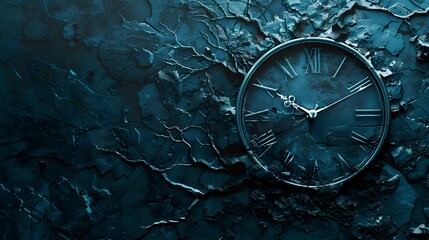 Time's Passage on a Cracked Surface