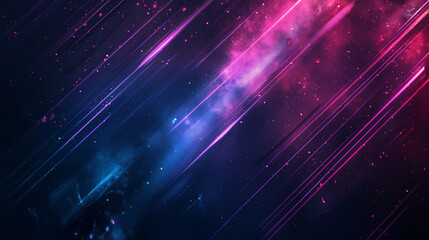 Obraz premium The neon lines and rays background, Illustration