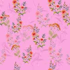 all over flower. pattern Flower all over. all over design. digital print design. Flower .
