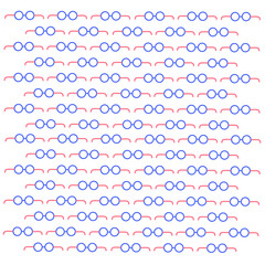 Texture with colored glasses Vector