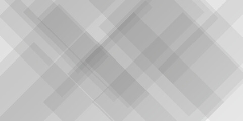 Abstract minimal geometric white and gray light background design. white transparent material in triangle diamond and squares shapes in random geometric pattern.	