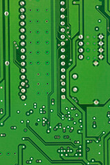 Electronic Circuit Board Detailed Shot