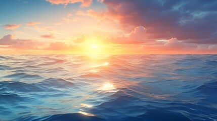 Radiant Sea with Sun Reflections.