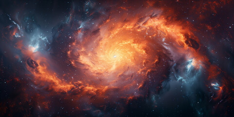 fantasy space nebula in the universe