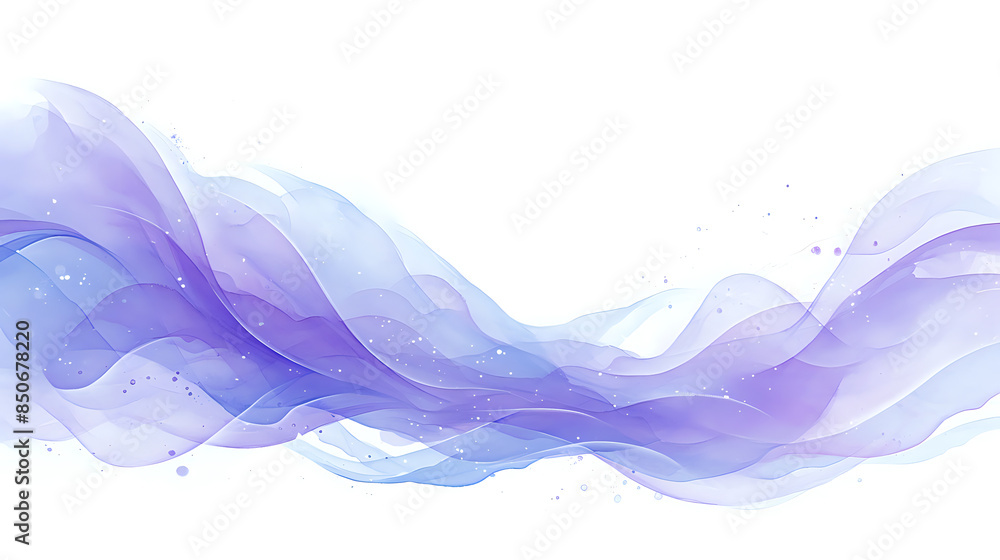 Poster abstract purple wave pattern on a white background, symbolizing creativity and fluidity. ideal for d