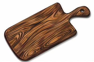 Wooden cutting board with different wood pattern