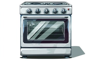 Obraz premium Modern electric stove