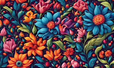 textile woven flowers